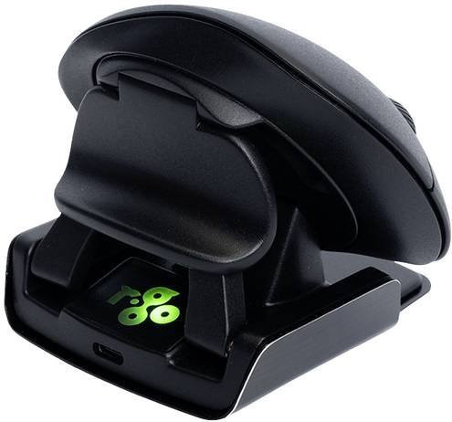 Ergonomische R-Go Tools Twister Vertikalmaus Schwarz mit Bluetooth und USB, beidhändig, 2400 dpi und Pausensoftware - Bild 1