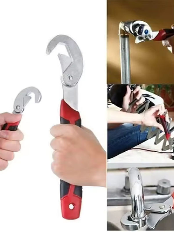 Hi-Spec Universeller verstellbarer Schraubenschlüssel und Torx-Rohrzange als Ratschenschlüssel Set - Bild 7