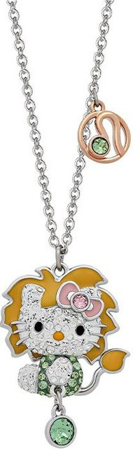 Swarovski Halskette Hello Kitty Löwe Sternzeichen, Weiß, Damen - Bild 1