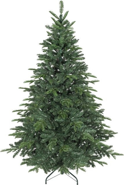 HOMCOM Weihnachtsbaum in Grün aus Kunststoff und Metall, H x B x T: 180 x 122 x 122 cm - Bild 1