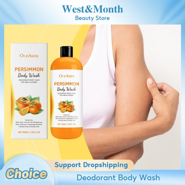 OceAura Persimmon Body Wash Gel, Unisex - Bild 1
