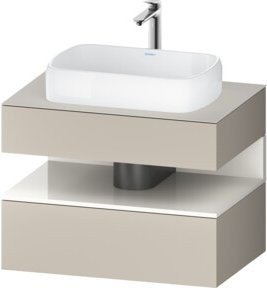 Duravit Waschtischunterschrank Qatego in Weiss, B/T/H: 80 x 55 x 60 cm - Bild 1