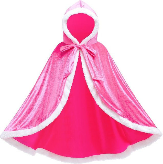 Supertaro Chen Prinzessin Umhang mit Kapuze, Rosa / Pink - Bild 1