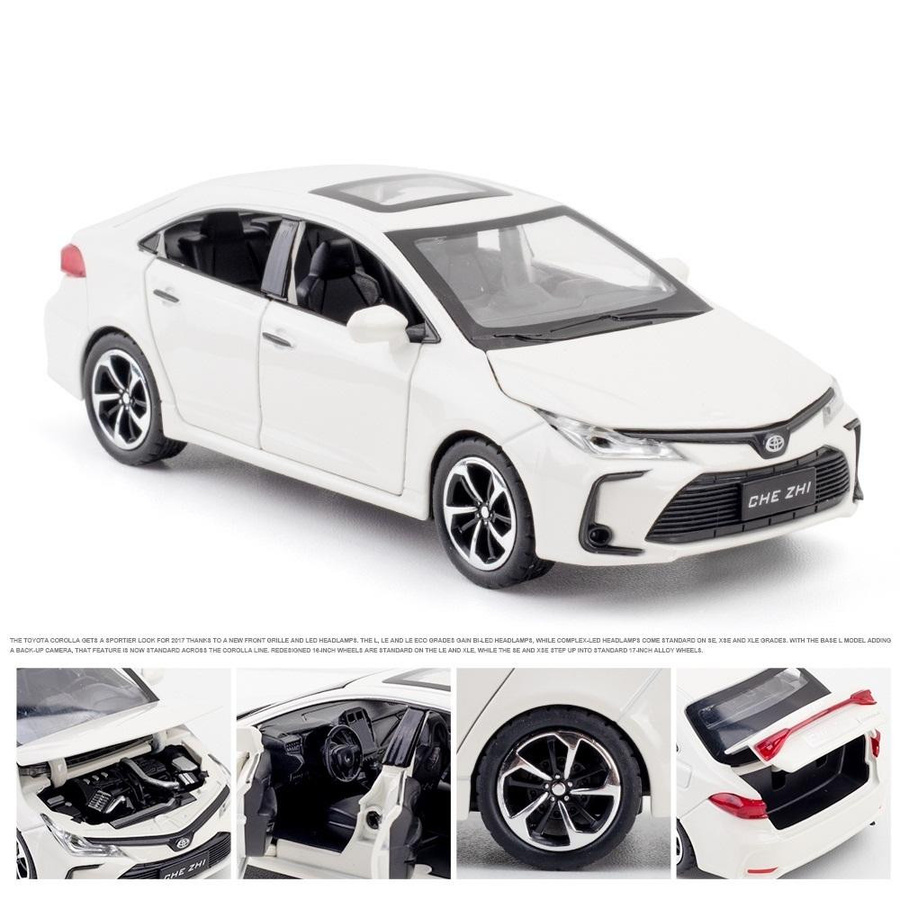 Toyota Corolla Diecast-Spielzeugfahrzeug mit Licht und Sound 1:32 - Bild 2
