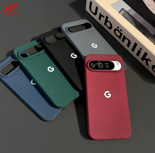 NUCWIN TPU Handyhülle in Sandstein-Optik für Google Pixel 9 10 Pro XL 8 7 6 5 Pro Mattierte Weiche Schutzhülle - Bild 1
