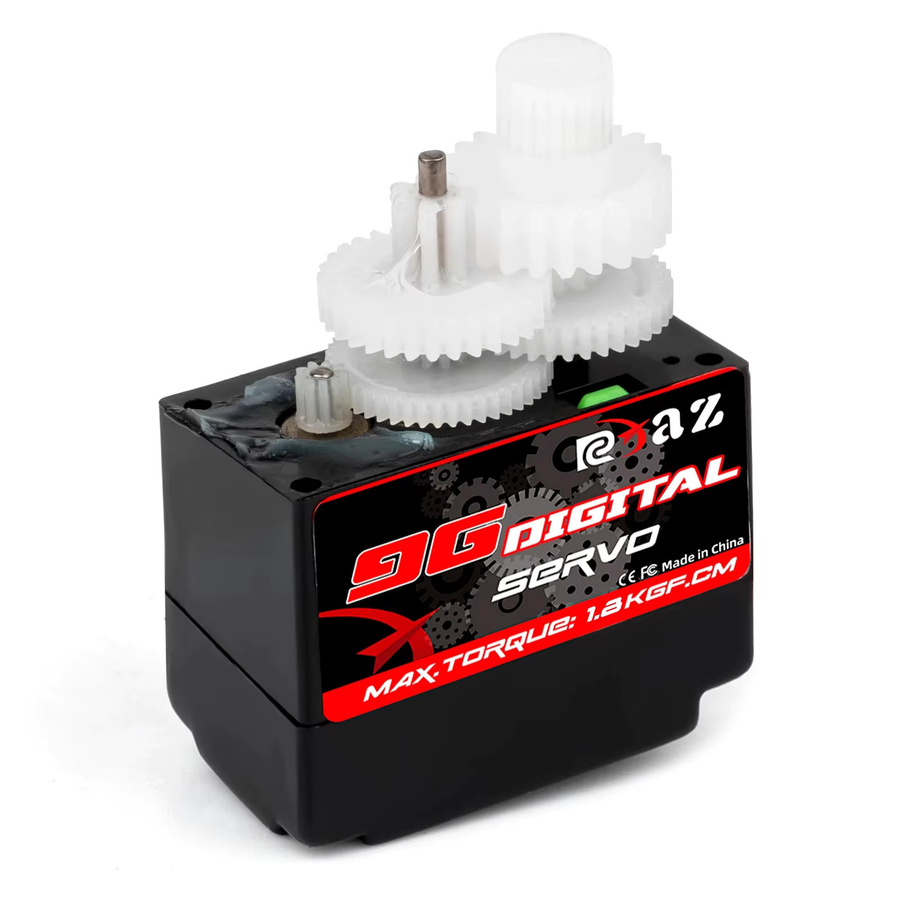 RCXAZ Digitales Servo, 1,6 kg, für RC Starrflügelflugzeug, Roboter, Auto, Boot, Kanalflugzeug - Bild 3