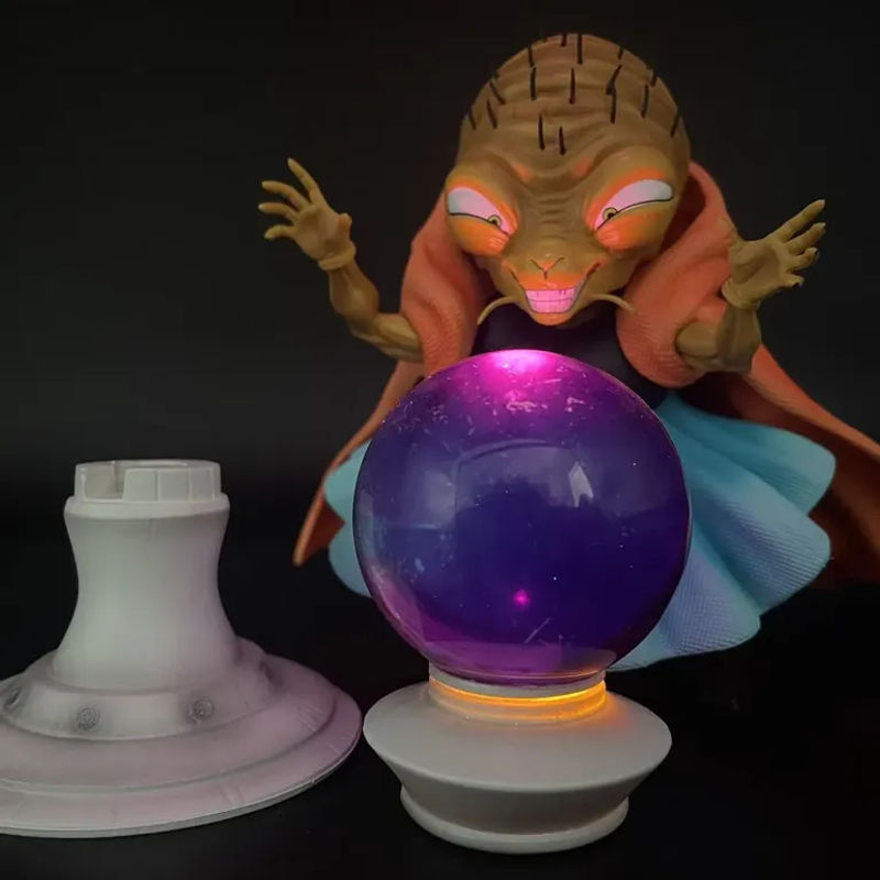 Bandai Dragon Ball Babidi Zauberer Actionfigur aus PVC mit leuchtender Kugel, mehrfarbig, Höhe: 16 cm - Bild 5