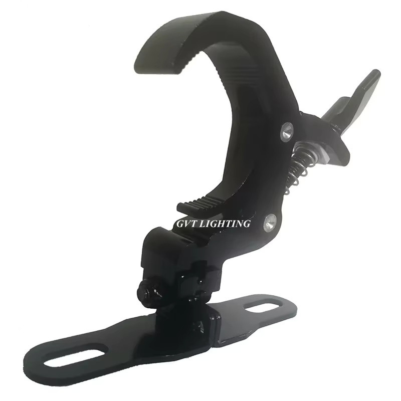 GVT 10er Set Faltbare Aluminium Traversenklemmen in Schwarz für Professionelle Bühnenbeleuchtung und Moving Heads - Bild 2