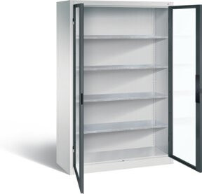 C+P Werkzeugschrank Acurado mit Scharniertüren, Korpus Lichtgrau und Front Anthrazitgrau, H x B x T: 195 x 120 x 50 cm - Bild 1