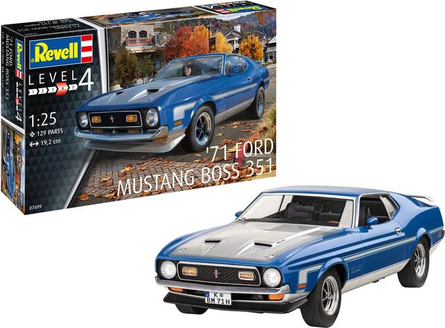 Revell 71 Mustang Boss 351 Automodell Bausatz, 1:25, ab 12 Jahren - Bild 2