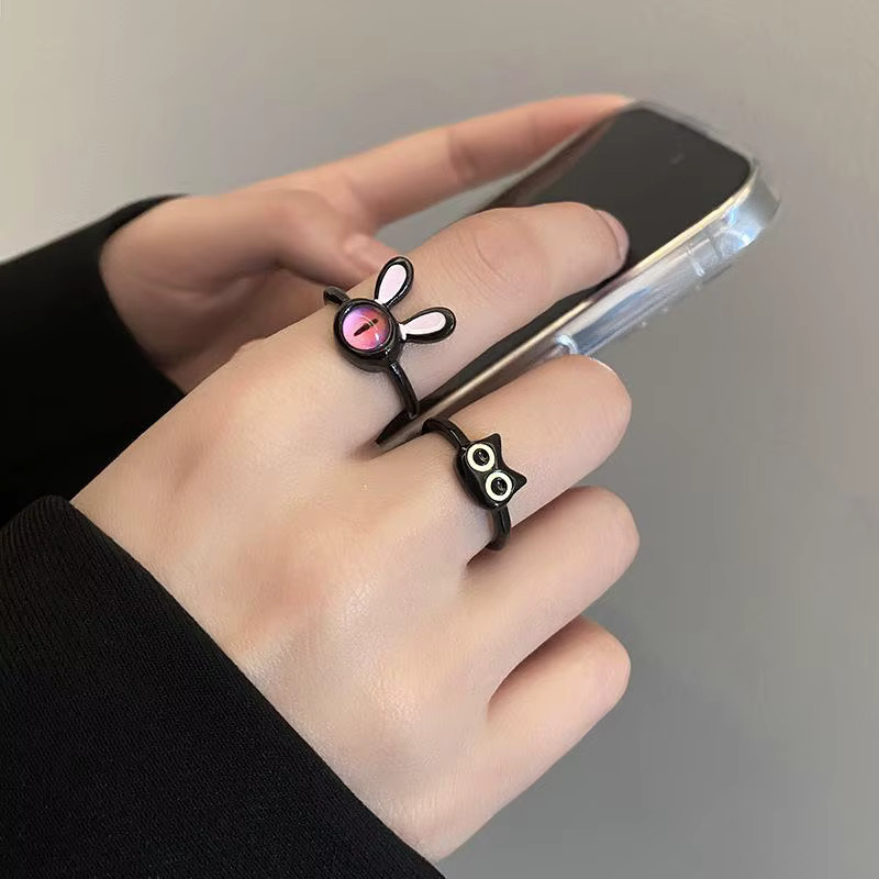 Ring Augen, Grün, Damen, Offen - Bild 3