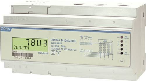 ORBIS Digitaler Wechselstromzähler OB709200 Zeitschalttechnik 100A in Weiß - Bild 1