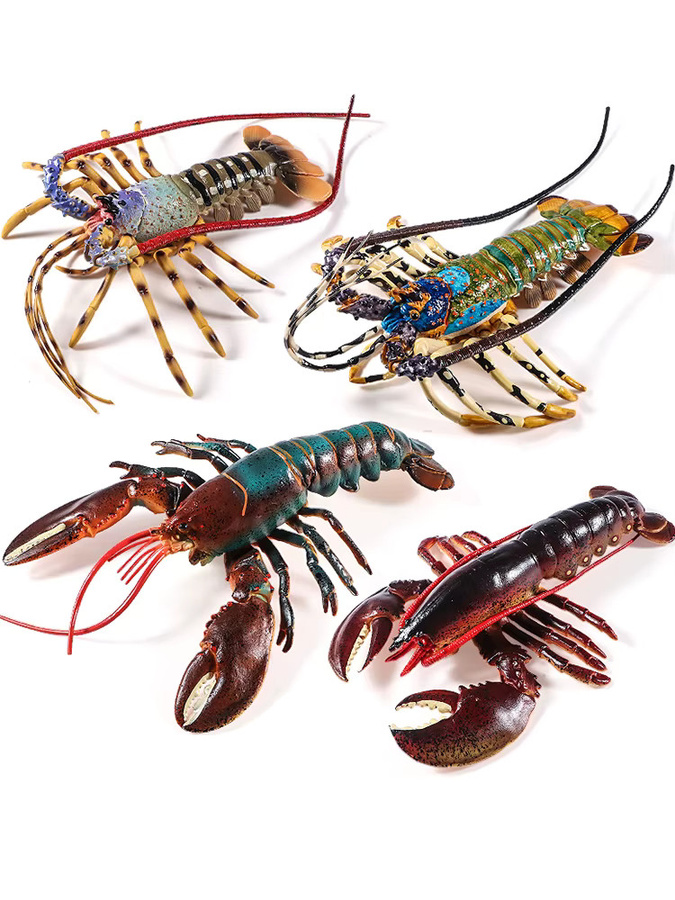 XIALIBAOMOWAN Großer Hummer, Actionfigur, PVC, Mehrfarbig - Bild 3