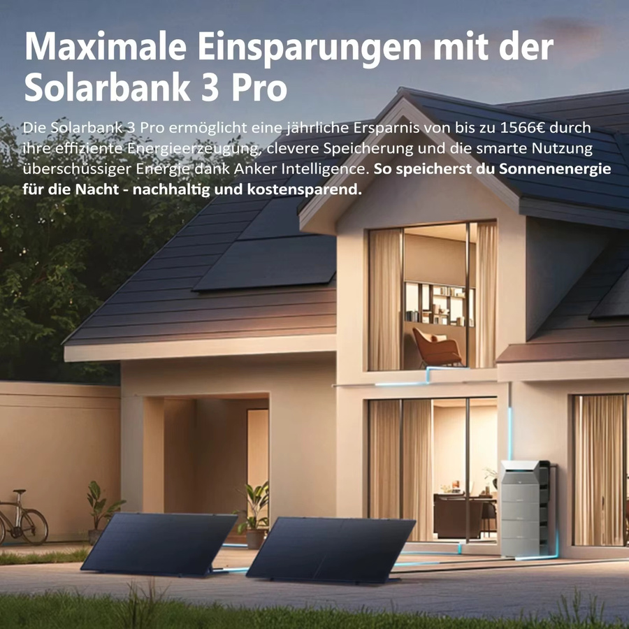 Anker SOLIX Solarbank 3 E2700 Pro mit BP2700 Erweiterungsakku, 5,4 kWh, Grau - Bild 4