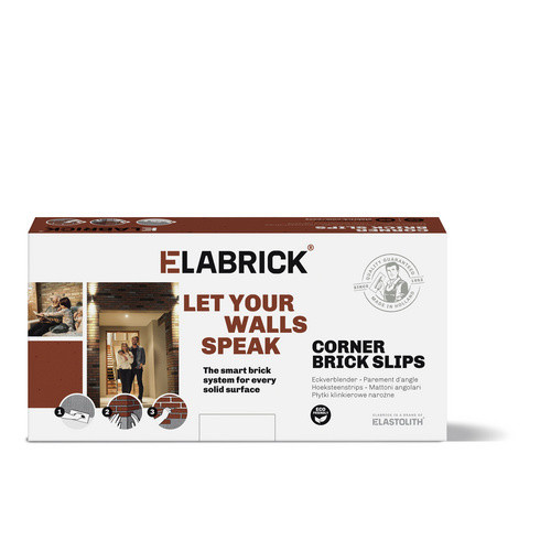 ELABRICK Eckverblender Sahara in Orange, Steinoptik, 2 m² - Bild 2