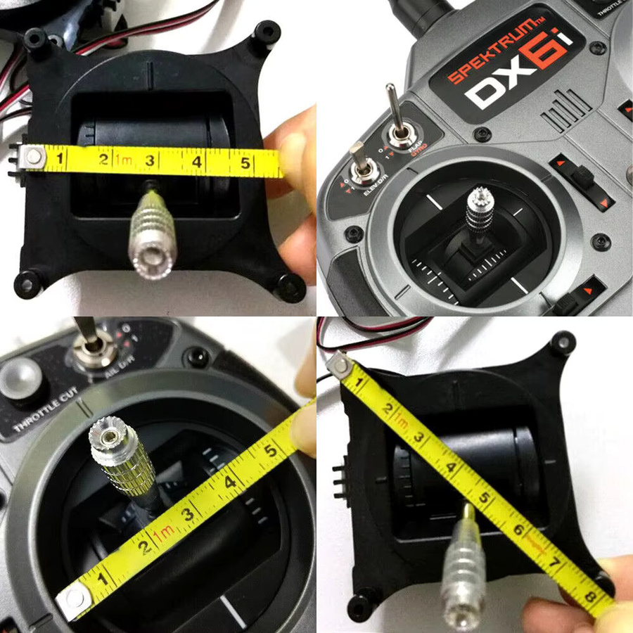 HobbyKing 6-Kanal RC-Sender Fernbedienung in Schwarz, kompatibel mit Spektrum DX6i, für Flugzeuge und Drohnen - Bild 2
