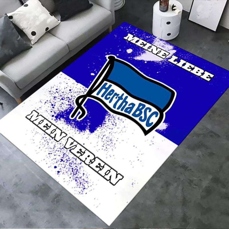Hertha BSC Teppich On My Love Home in Blau, rutschfest und waschbar, B/T: 90 x 60 cm - Bild 4