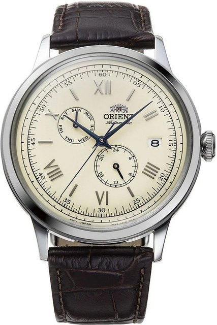 Orient Armbanduhr Automatik, Edelstahl, Leder, 40 mm, Herren - Bild 1