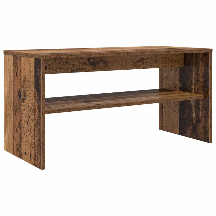 vidaXL TV-Schrank aus Altholz in Braun mit minimalistischem Design, B/T/H: 80 x 35 x 40 cm - Bild 2