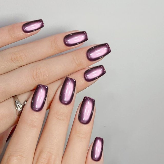 MIANEL Nagellack, Lila Katzenauge-Gel, 10 ml - Bild 1