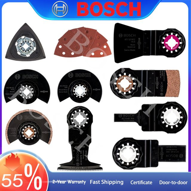 Bosch Universal Oszillierendes Sägeblatt mit Hartmetallspitze für Star Lock zum Schneiden und Schleifen in Schwarz - Bild 1