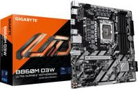 Gigabyte B860M D3W Mainboard Intel B860 LGA 1851 micro ATX DDR5 Schwarz - Bild 1