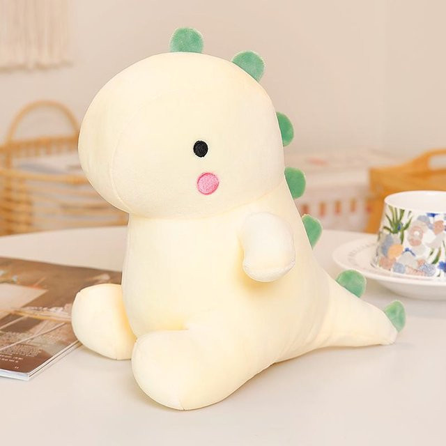 Yiran toy Dinosaurier Plüschtier, Rosa Grün, ab 14 Jahre - Bild 1