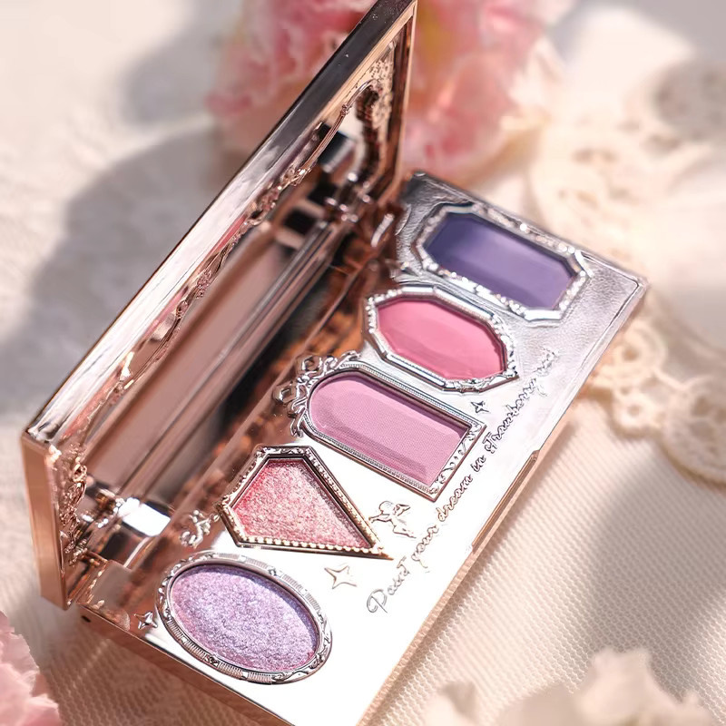 Flower Knows Starmoon Strawberry Lidschatten-Palette, Schimmernd, 6g - Bild 3