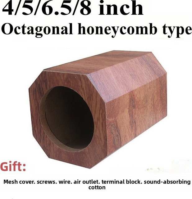 Cbirds Achteckige Wabenlautsprecher Box aus Holz in Braun für Heimaudiosysteme - Bild 1