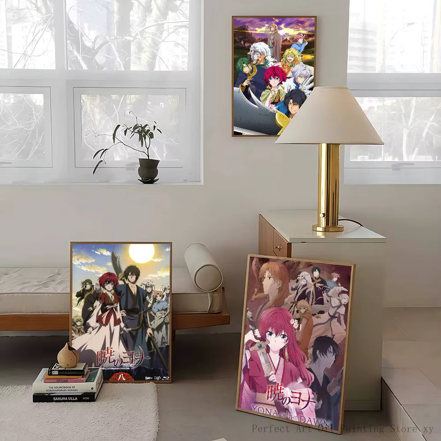 Moetch Anime Yona Of The Dawn Wandaufkleber Wasserdichtes Poster für Wohnzimmer und Schlafzimmer in Mehrfarbig - Bild 4