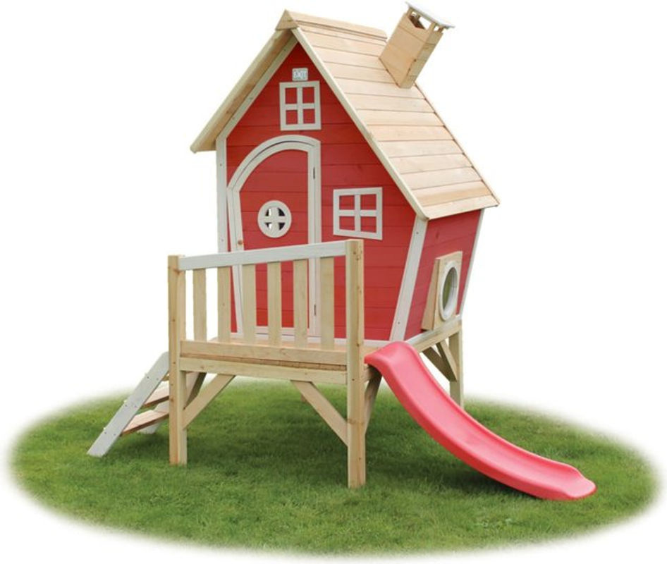 EXIT Toys Spielturm Fantasia aus Zedernholz in Rotbraun, B/H/T: 166 x 227 x 246 cm - Bild 2