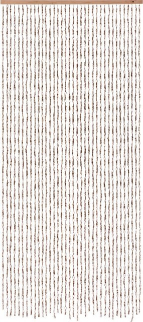 CONACORD Dekorationsvorhang Ceylon in Braun-Beige mit Ösen, B/H: 90 x 200 cm - Bild 1