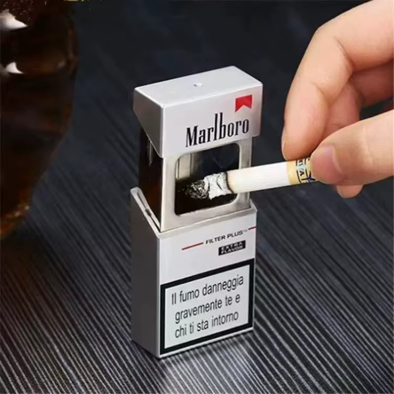 Marlboro Mini-Taschenaschenbecher in Silber - Bild 2