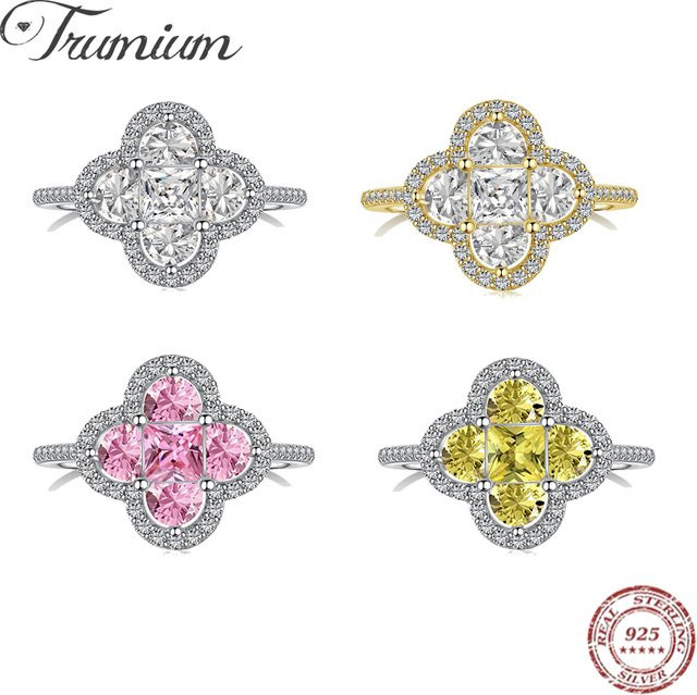 Trumium Ring, 925 Silber, Zirkonia, Damen - Bild 1