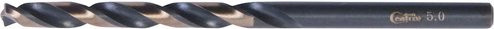 Connex Metallbohrer mit Zentrierspitze aus Stahl, Durchmesser: 5 mm, Schwarz - Bild 1