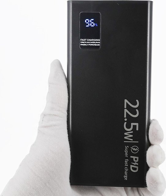 Diymore DIY-Kit Powerbank 22,5W mit 20000mAh und Typ-C bidirektionalem Laden, Schwarz - Bild 1