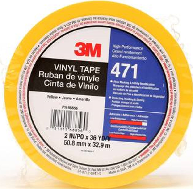 3M PVC-Klebeband Gelb Breite: 50 mm, Länge: 33 m - Bild 2