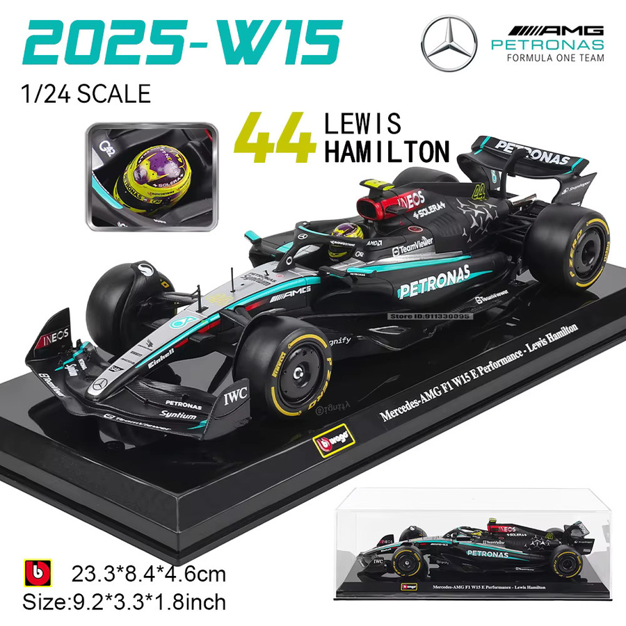 Bburago Mercedes W15 44, Legierungsautomodell, 1:24, ab 14 Jahren - Bild 2
