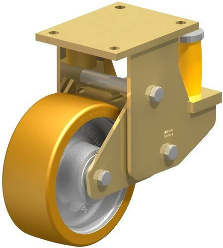 Blickle BSFE-GTH 202K Bockrolle gefedert mit 200 mm Rad-Durchmesser und 1600 kg Tragfähigkeit - Bild 1