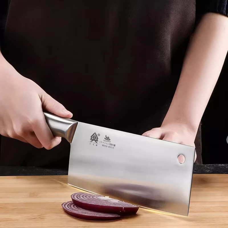 PLYS Hackmesser aus Edelstahl in Silber für Fleisch und Gemüse - Bild 4