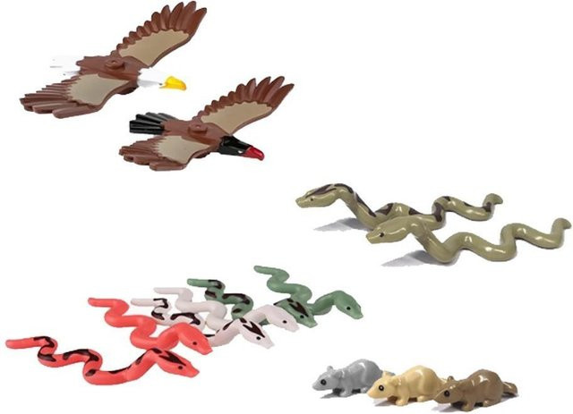MOC Tier Szene Bausteine Zoo DIY Spielzeug Steine - Bild 1