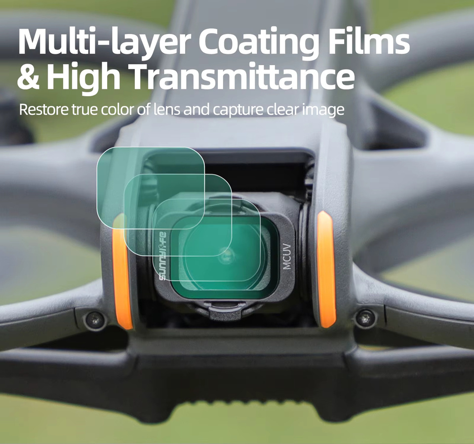 DJI Avata 2 Filterset mit ND und MCUV Filtern für deine Action Camera - Bild 4