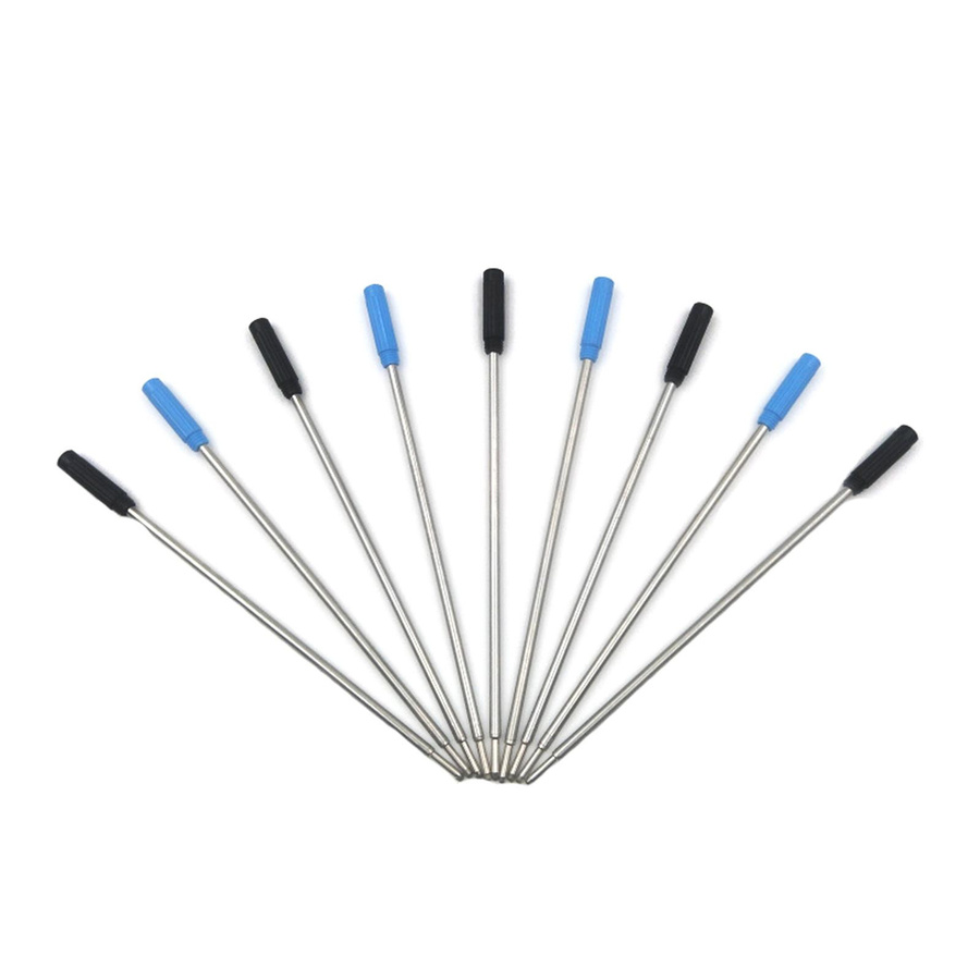 High Master Kugelschreiberminen aus Metall in Schwarz, 10er Packung, Länge: 11,6 cm, Spitze: 1,0 mm - Bild 1