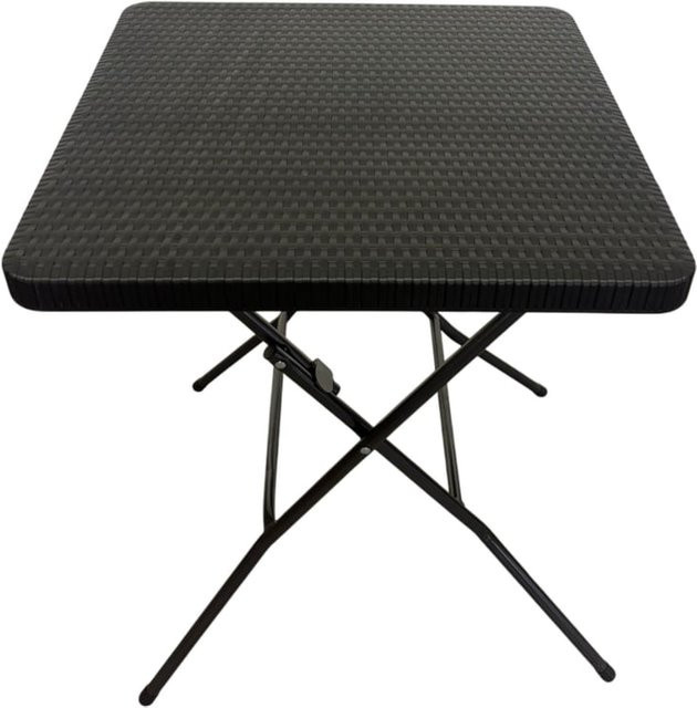 Sedex Klapptisch MILA aus Polyrattan in Schwarz/Anthrazit für den Garten - Bild 1