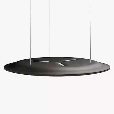 Nimbus Lighting Pad Lounge Connect LED Pendelleuchte in Holz und Schwarz mit unsichtbarer Höhenverstellung - Bild 1