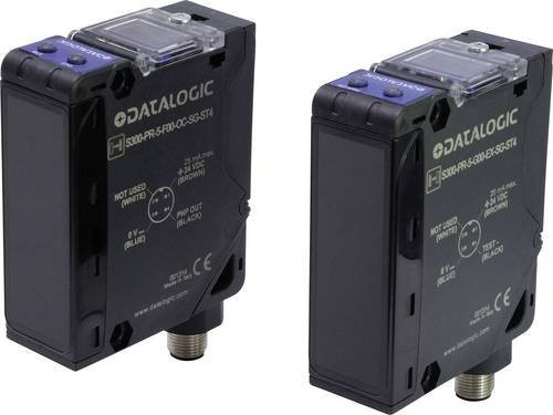 Datalogic Reflexions-Lichtschranke S300-PR-1-B06-RX 951451050 mit Polarisationsfilter, Timer und Trimmer in Schwarz - Bild 1