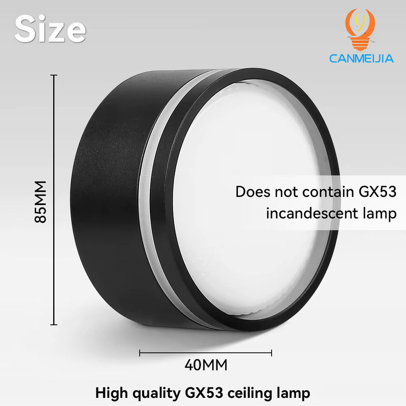 CHENBEN LED Deckenleuchte GX53 Modern Rund in Weiß für Wohnzimmer und Küche - Bild 5