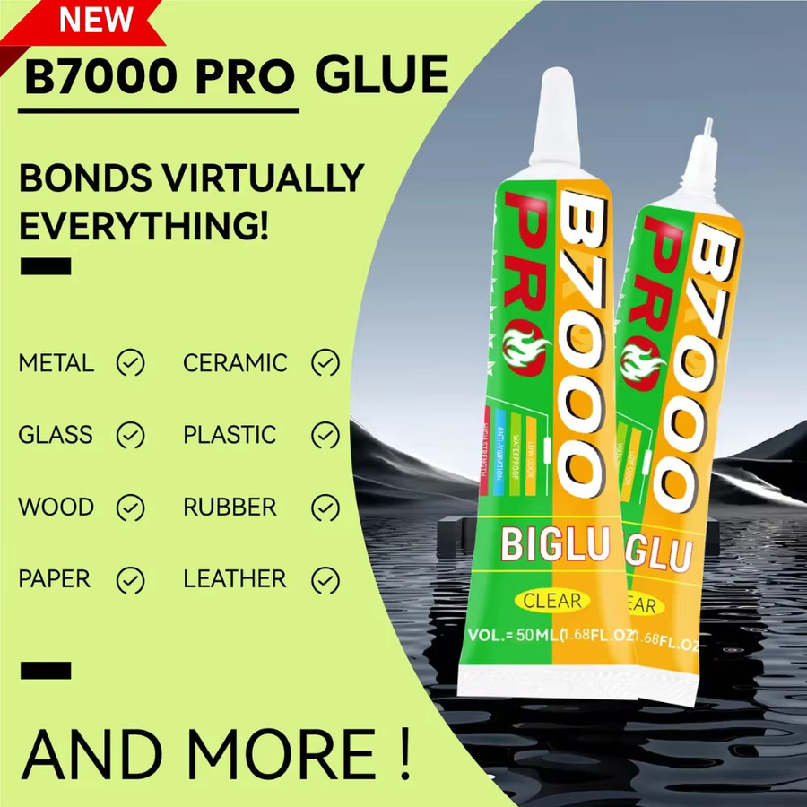 FIXWANT B-7000 Upgrade Kleber B7000 PRO in Transparent, langsam trocknender Anti-Vibration-Kleber für Telefonrahmen, Batterieabdeckungen und Schmuckhandwerk - Bild 2