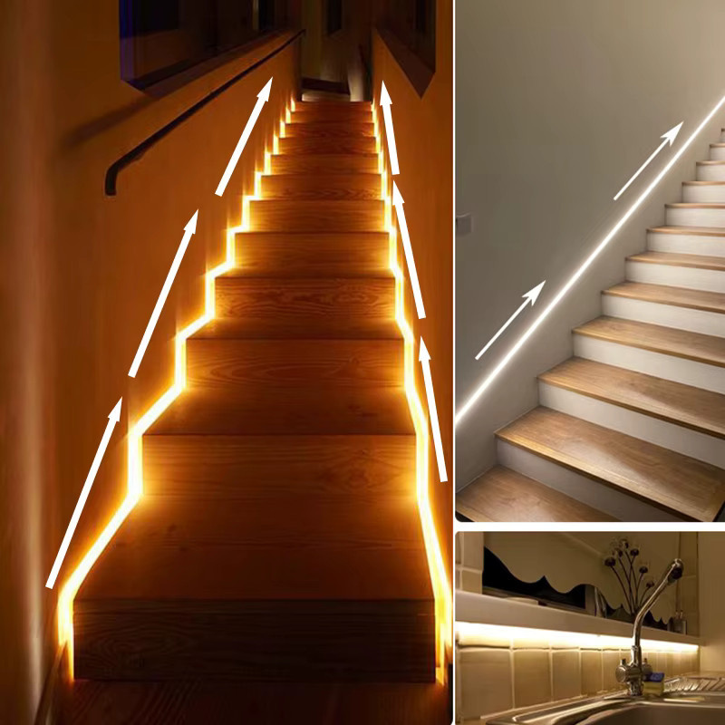 Acosh Neon LED-Streifen mit Bewegungssensor, USB 5V, Warmweiß, für Schrank und Nachtbeleuchtung - Bild 4