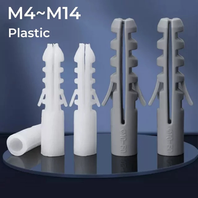 Gary Kunststoff Expansionsdübel aus Nylon in Weiß für M4 bis M14 - Bild 1